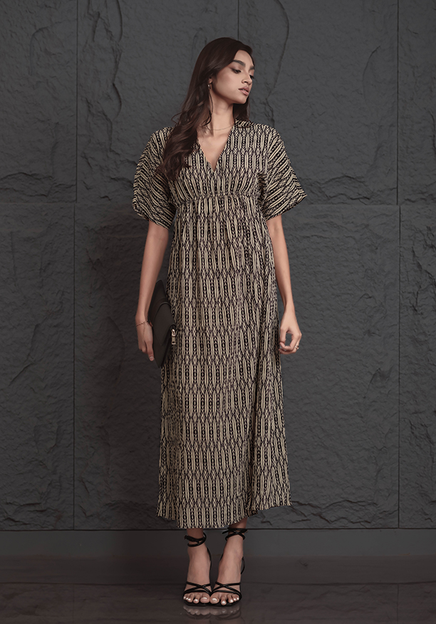 EMMY PRINTED MAXI DRESS